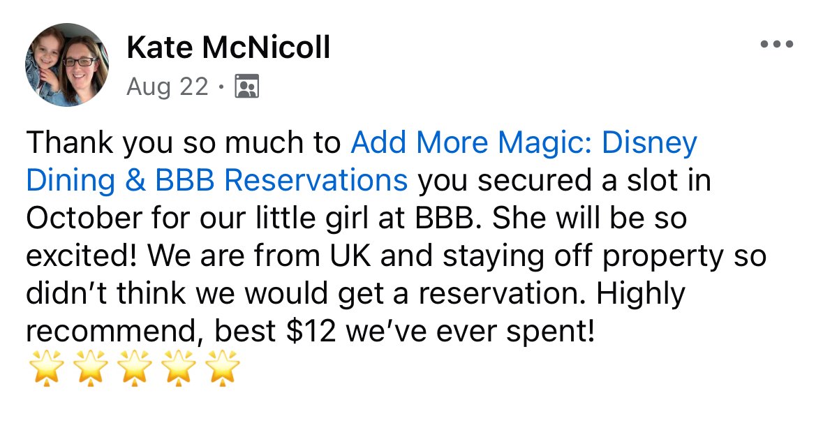 BBB reservations