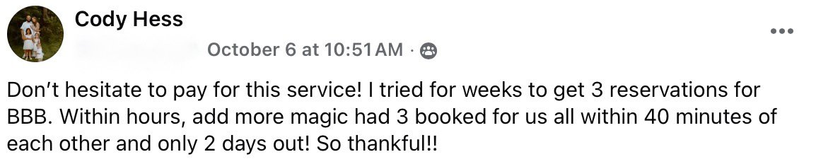 Bibbidi Bobbidi Boutique Walt Disney World Reservations Service