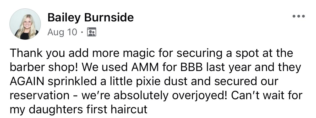 Harmony Barbershop Walt Disney World