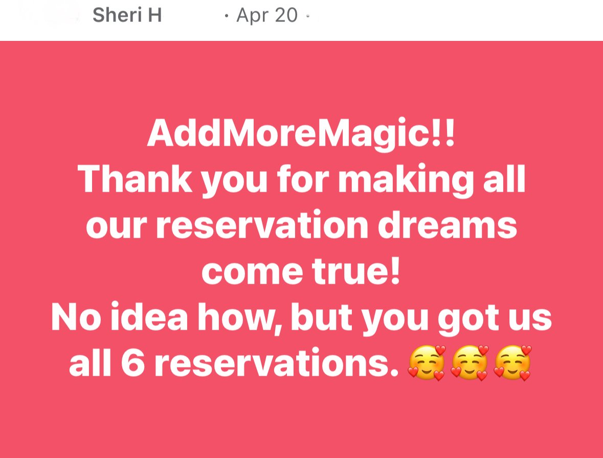 Disney World Dining Reservations